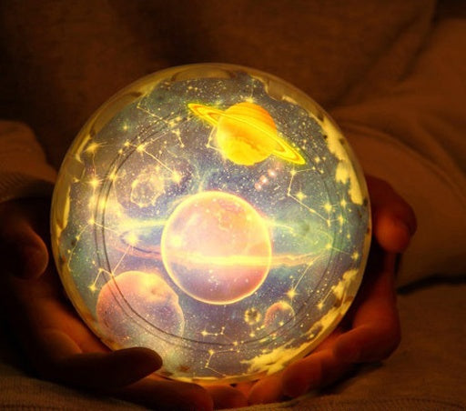 “Galaxy Projector Lamp – Rotating Starry Sky Night Light for Kids & Bedrooms”