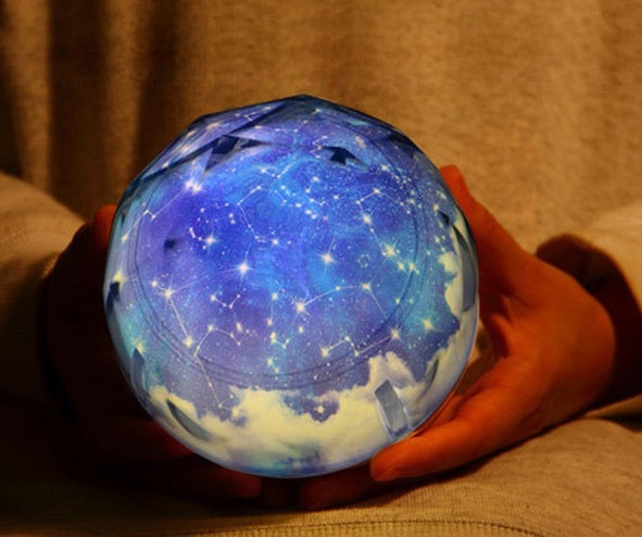“Galaxy Projector Lamp – Rotating Starry Sky Night Light for Kids & Bedrooms”