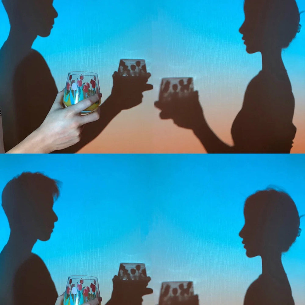 Sunset Projector Lamp – 360° USB Mood Light for Bedroom, Studio & Room Decor